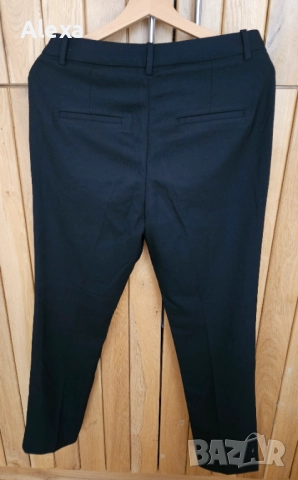 Панталон в черен цвят на марката H&M в рамер 38, официален, снимка 2 - Панталони - 51900951