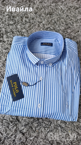 Нова мъжка риза с дълъг ръкав Polo Ralph Lauren , снимка 2 - Ризи - 49694773