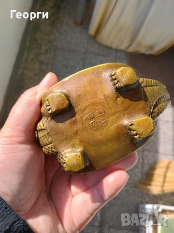 Бронзов чайник-86, снимка 10 - Антикварни и старинни предмети - 53768388