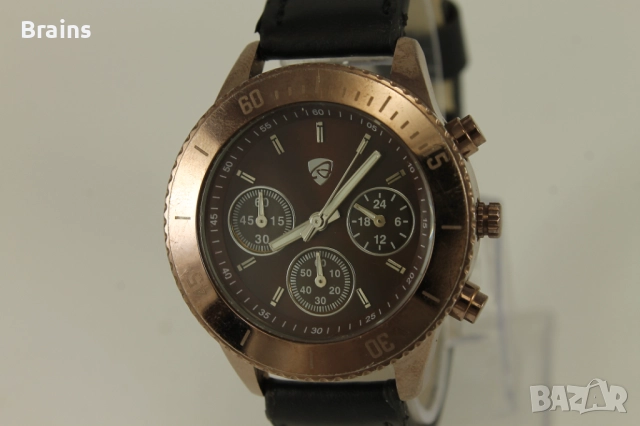 AURIOL Хронограф Немски Кварцов Ръчен Часовник, снимка 3 - Мъжки - 51758251