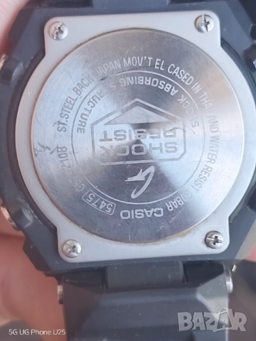 Часовник Casio G-Shock G-Steel GST-210B-1AER, снимка 12 - Мъжки - 51780732
