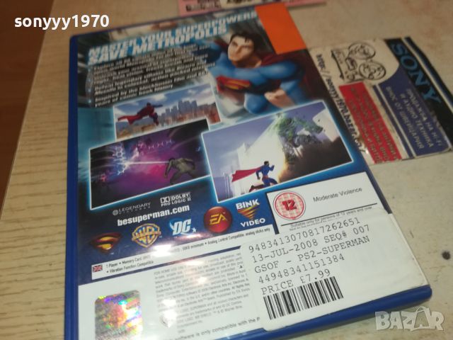 SUPERMAN RETURNS-SONY PS2 GAME 0707241500, снимка 8 - Игри за PlayStation - 46501188