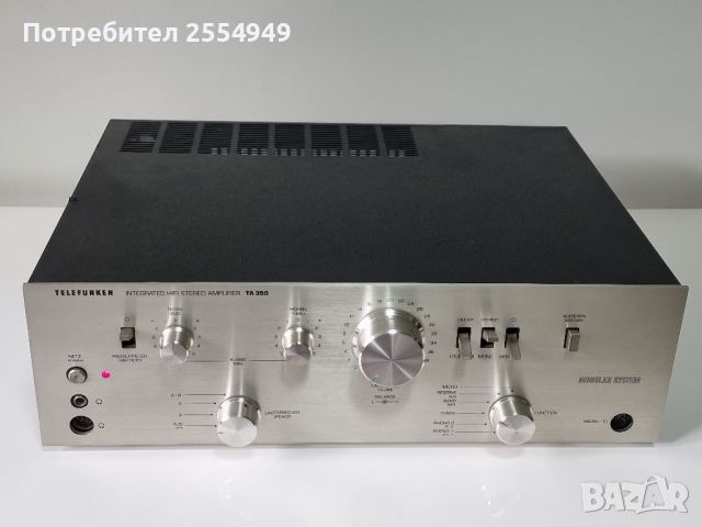 Telefunken TA 350 integrated amplifier, снимка 4 - Ресийвъри, усилватели, смесителни пултове - 45943075