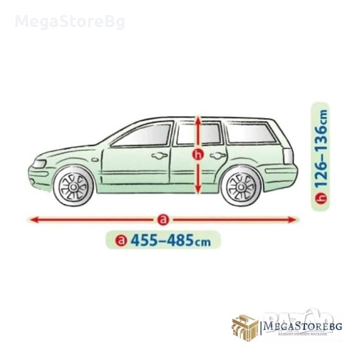 Покривало Kegel серия Mobile размер XL сиво за хечбек/комби, снимка 2 - Аксесоари и консумативи - 52008231