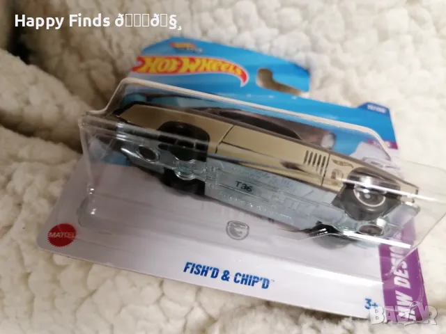 💕🧸 Fish`d & Chip`d HW designed By TH Hot Wheels, снимка 2 - Колекции - 48634000