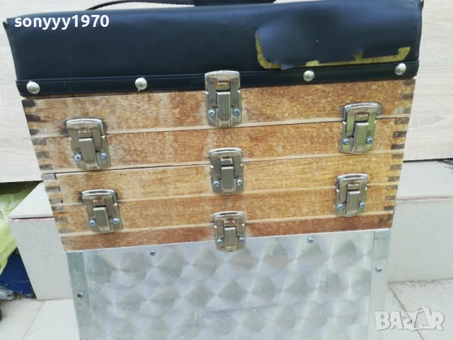 рибарски стол-дърво и алумин 0306251548, снимка 12 - Екипировка - 50535873