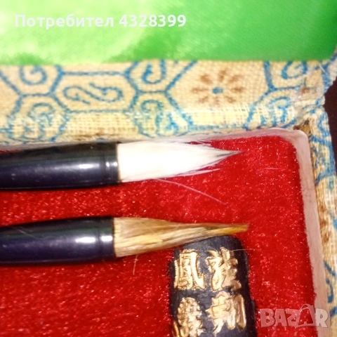 традиционен китайски комплект за калиграфия, снимка 2 - Антикварни и старинни предмети - 54033179