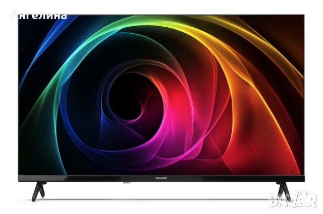 Телевизор, Sharp 32HA1205E, 32" LED HD 1366x768 HD Frameless, 100 000:1, DVB-T/T2/C/S/S2, Active Mot, снимка 2 - Телевизори - 53282888