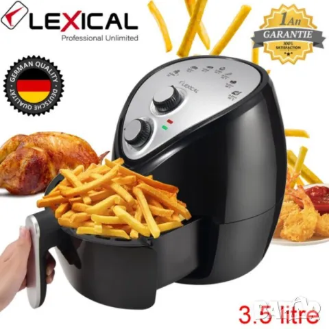 Еър фрайър Lexical Airfryer LAF-3002 , 3.5L, 1300W, снимка 2 - Други стоки за дома - 47230842