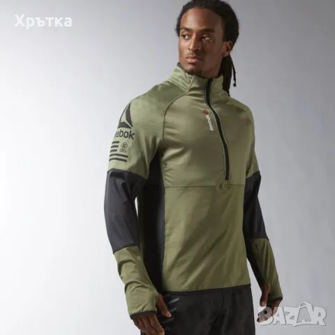 Reebok Hexawarm - Оригинална мъжка спортна блуза размер L, снимка 1 - Блузи - 47852728