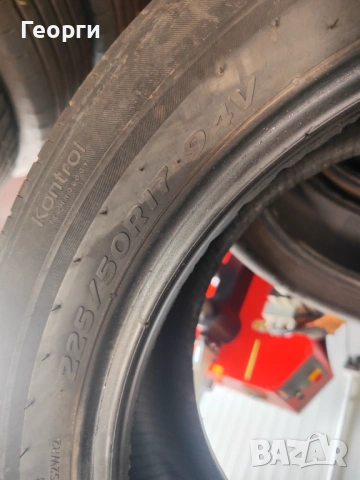2бр.летни гуми 225/50/17 Hankook, снимка 4 - Гуми и джанти - 54169303