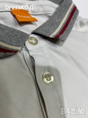 Hugo Boss оригинална мъжка тениска с яка , размер XL, снимка 2 - Тениски - 51979015