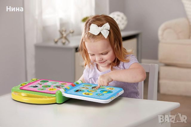 Vtech интерактивна книга с животни , снимка 5 - Образователни игри - 46543575