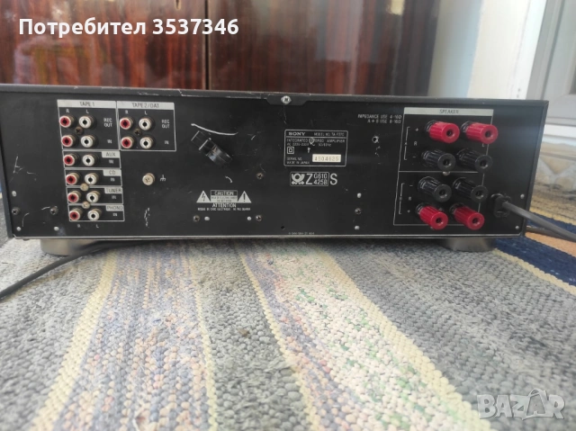 Stereo Усилвател SONY TA F270, снимка 3 - Ресийвъри, усилватели, смесителни пултове - 53696550