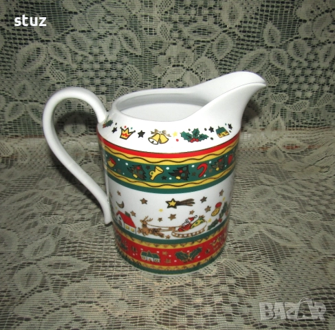 Порцеланови кани с коледни мотиви, нови, снимка 7 - Аксесоари за кухня - 52589379