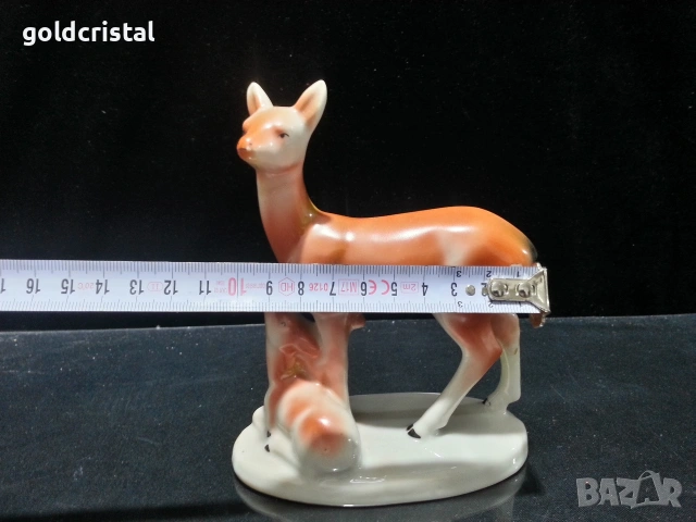 Стар български порцелан фигура , снимка 3 - Антикварни и старинни предмети - 53298780