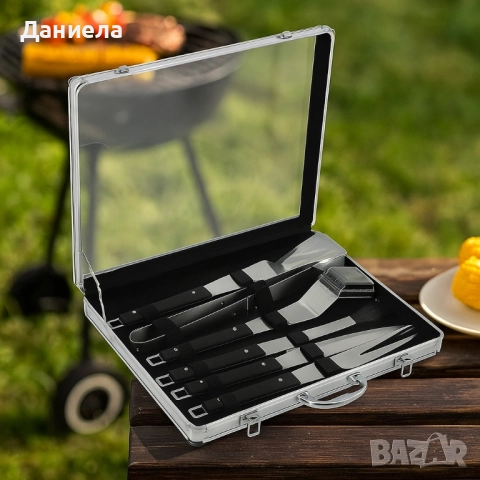 Комплект за барбекю 6в1 , снимка 3 - Барбекюта - 51755411