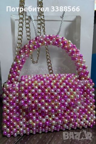 Дамски чанти от перли, снимка 2 - Чанти - 46175922