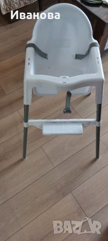 Детски пластмасов стол за хранене, снимка 1 - Столчета за хранене - 45835688