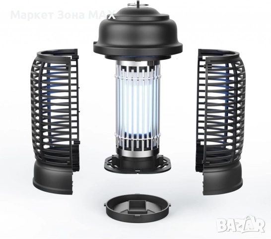 Електрически уред против комари и насекоми Bug Zapper QH50A-20W – 20W, обхват 80м, снимка 3 - Декорация за дома - 52933392