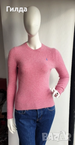 POLO Ralph Lauren вълна и кашмир пуловер S, снимка 2 - Блузи с дълъг ръкав и пуловери - 52770288