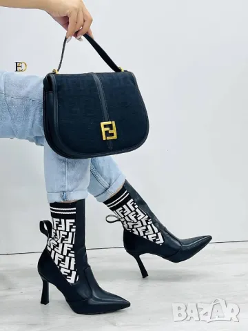 дамски боти и чанта fendi , снимка 3 - Чанти - 46971155