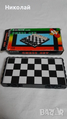 Джобен магнитен шах, снимка 3 - Шах и табла - 52550466