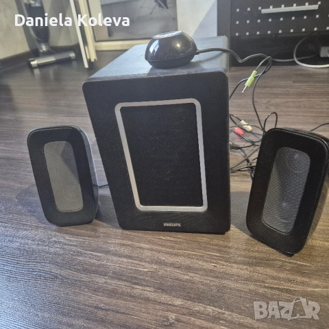 Philips spa 4310/10, 2.1 speaker system буфер и тонколони