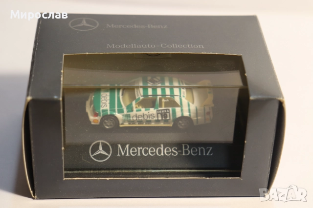 HERPA H0 1/87 MERCEDES 190 EVO AMG КОЛИЧКА КАМИОН МОДЕЛ, снимка 6 - Колекции - 52822361