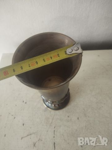 Стара бронзова чаша,потир, снимка 4 - Други ценни предмети - 45694009