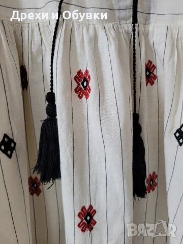 Туника с шевици бродерии памучна материя , снимка 2 - Туники - 54096477