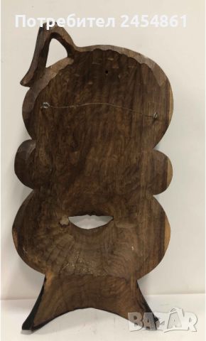 Дървена, маска, автентична, антик, ръчна изработка, Африка, снимка 4 - Антикварни и старинни предмети - 45747307
