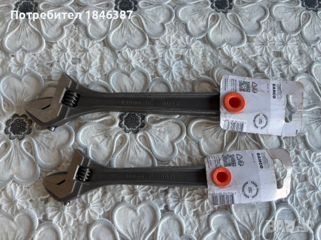 Нови раздвижени ключове Bahco Sweden, снимка 2 - Ключове - 51386430