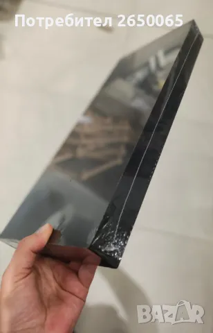 Нови стенни MDF етажерки в черно и бяло! 42/21/4,5 см , снимка 5 - Етажерки - 50175724