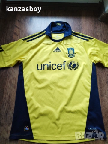 Adidas 2012-13 Brondby Unicef Denmark - футболна тениска ЮНОШЕСКА НОМЕРАЦИЯ ХЛ , снимка 4 - Тениски - 53373073