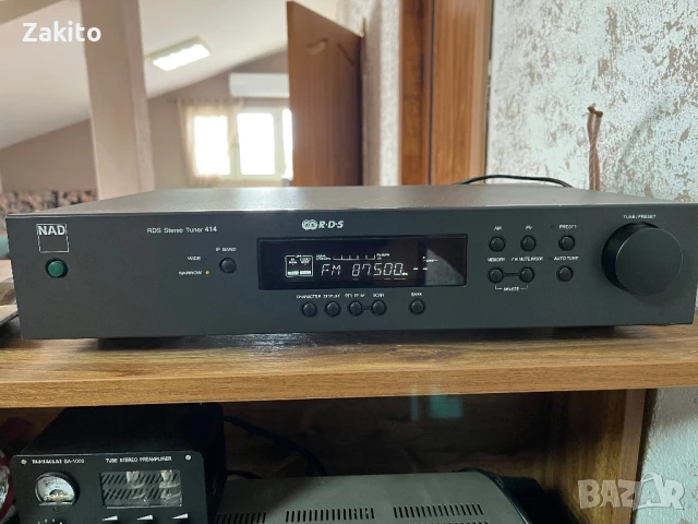 NAD 414 стерео тунер с RDS  			