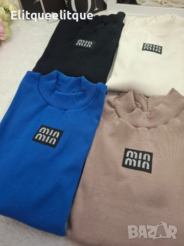 поло блуза miu miu