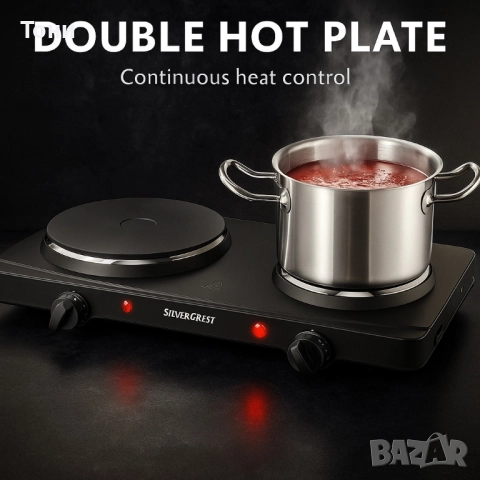 Двоен котлон SilverCrest - 2500W – две ястия едновременно, снимка 5 - Котлони - 51781693