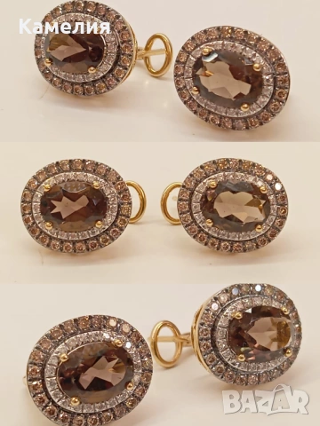 Руско злато , снимка 2 - Обеци - 53674376