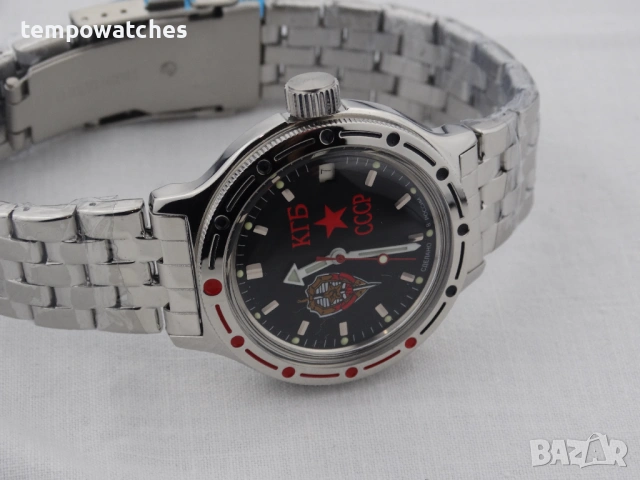 ВОСТОК АМФИБИЯ АВТОМАТИЧЕН- "КГБ" ref: 420457, снимка 8 - Мъжки - 43232648