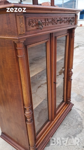 Шкаф ретро с витрина №35, снимка 6 - Шкафове - 52318998