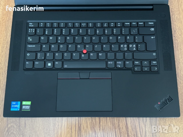 16' WQXGA 2.5K i7-11800H Lenovo ThinkPad X1 Extreme Gen 4 64GB DDR4/512GB NVMe/Nvidia RTX 3050 Ti, снимка 12 - Лаптопи за работа - 52000533
