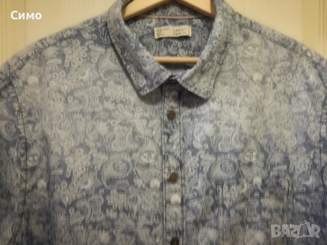 СELIO - Мъжка Риза Къс Ръкав, снимка 3 - Ризи - 53202758