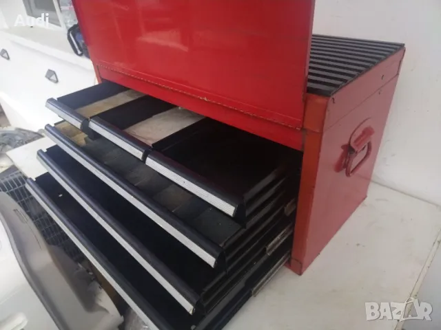 Шкаф/сандък с 6 броя чекмеджета за съхранение на инструменти. Марка: SAM PRO, снимка 9 - Куфари с инструменти - 50047873