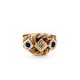 Златен дамски пръстен с брилянт 5,97гр. размер:56 9кр. проба:375 модел:23569-1