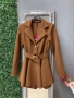 дамски стилен гащеризон с колан тип палто , снимка 5
