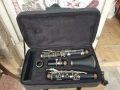 Музикален инструмент стар кларинет с чанта , снимка 6