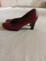 Тъмночервени обувки на TAMARIS естествена кожа, снимка 3