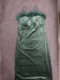 Зелена рокля с пера, снимка 1