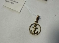 Златна висулка(котва)1.12гр., снимка 4
